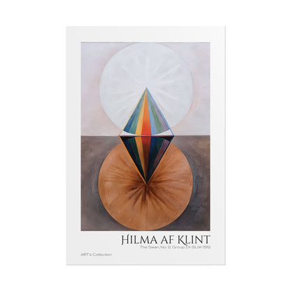 The Swan, No. 12, Group IX-SUW (1915)  by Hilma af Klint  / Affiche imprimée - Série ART's Collection