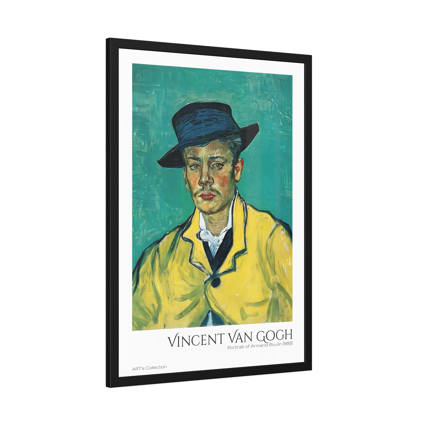 Portrait of Armand Roulin (1888)  by Vincent Van Gogh / Affiche Encadrée série ART's Collection