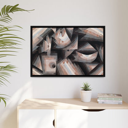 Crystal gradation (1922) by Paul Klee / Toile encadrée sur caisse américaine