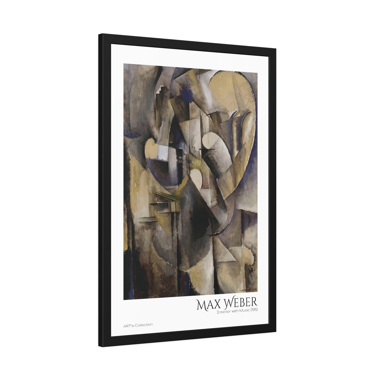 Interior with Music (1915) by Max Weber  / Affiche Encadrée série ART's Collection