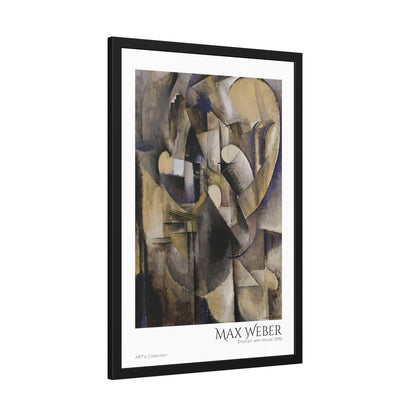 Interior with Music (1915) by Max Weber  / Affiche Encadrée série ART's Collection