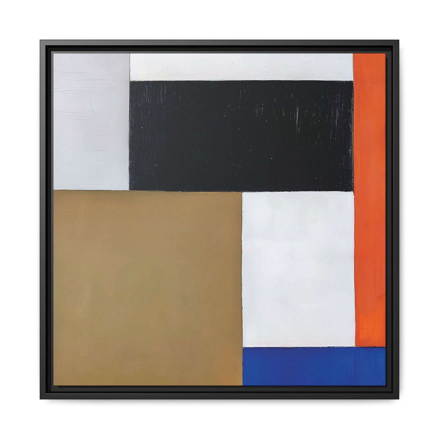 Composition (1923-1924) by Theo van Doesburg  / Toile encadrée sur caisse américaine