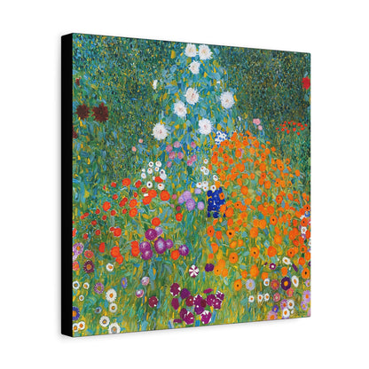 Cottage Garden (1905-1907) by Gustav Klimt / Reproduction Fine Art sur Toile / Flanc Large Epaisseur 3.2 cm - 1.25 inch