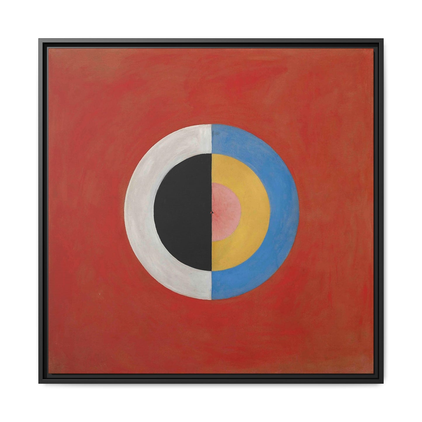 Group IX,SUW, No. 17. The Swan (1914-1915) by Hilma af Klint   / Toile encadrée sur caisse américaine