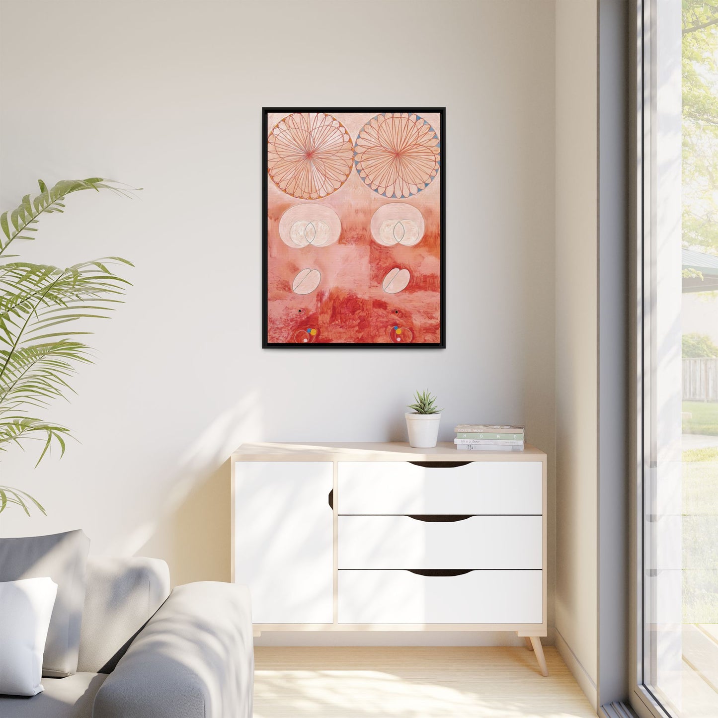 The Ten Largest, No. 9, Old Age (1907) by Hilma af Klint   / Toile encadrée sur caisse américaine