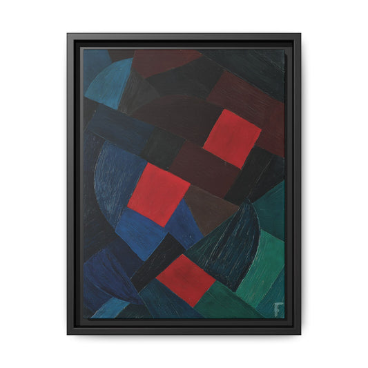 Komposition (1935-1936) by Otto Freundlich   / Toile encadrée sur caisse américaine