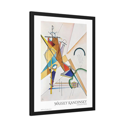 Gewebe (1923) by Wassily Kandinsky / Affiche Encadrée série ART's Collection