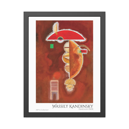 Gedrückt (1929) by Wassily Kandinsky / Affiche Encadrée série ART's Collection