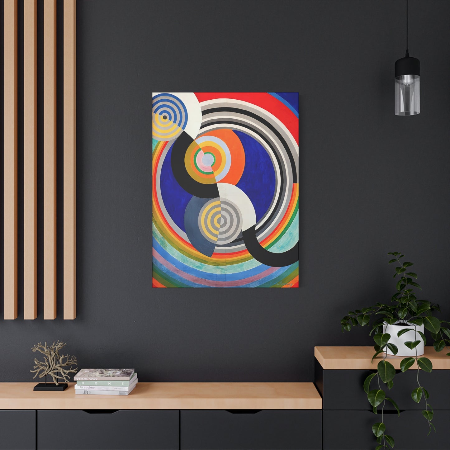 Rythme numéro 2 (1938)  by Robert Delaunay / Reproduction Fine Art sur Toile / Epaisseur 3,2cm - 1'25 po