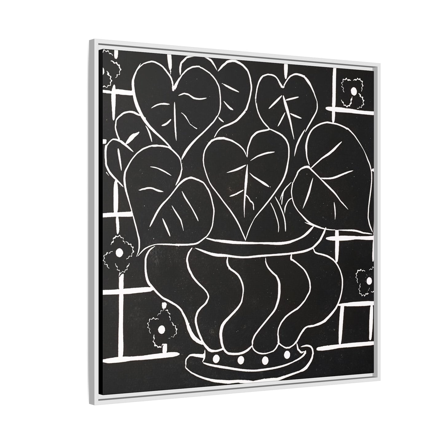 Corbeille de bégonias I (1938) by Henri Matisse / Toile encadrée sur caisse américaine