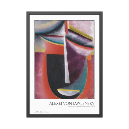 Abstract Head Mysterium (1925) by Alexej von Jawlensky  / Affiche Encadrée série ART's Collection