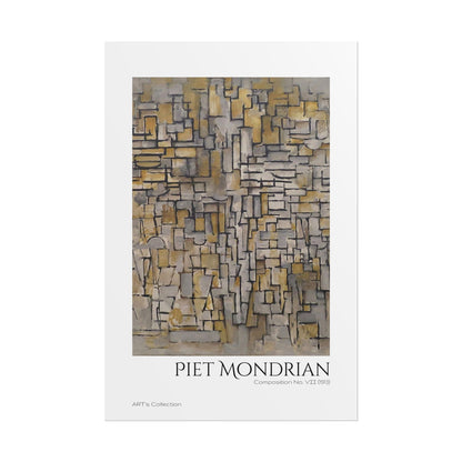 Tableau No. 2, Composition No. VII (1913) by Piet Mondrian / Affiche imprimée - Série ART's Collection