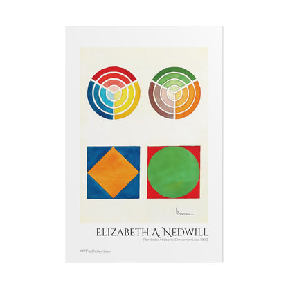 Portfolio, Historic Ornament (ca 1900) by Elizabeth A. Nedwill / Affiche imprimée - Série ART's Collection