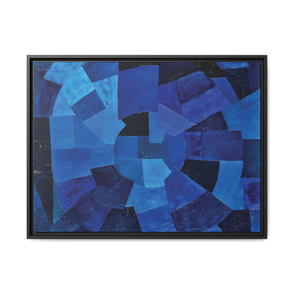 Komposition in Blau (1931) by Otto Freundlich / Toile encadrée sur caisse américaine