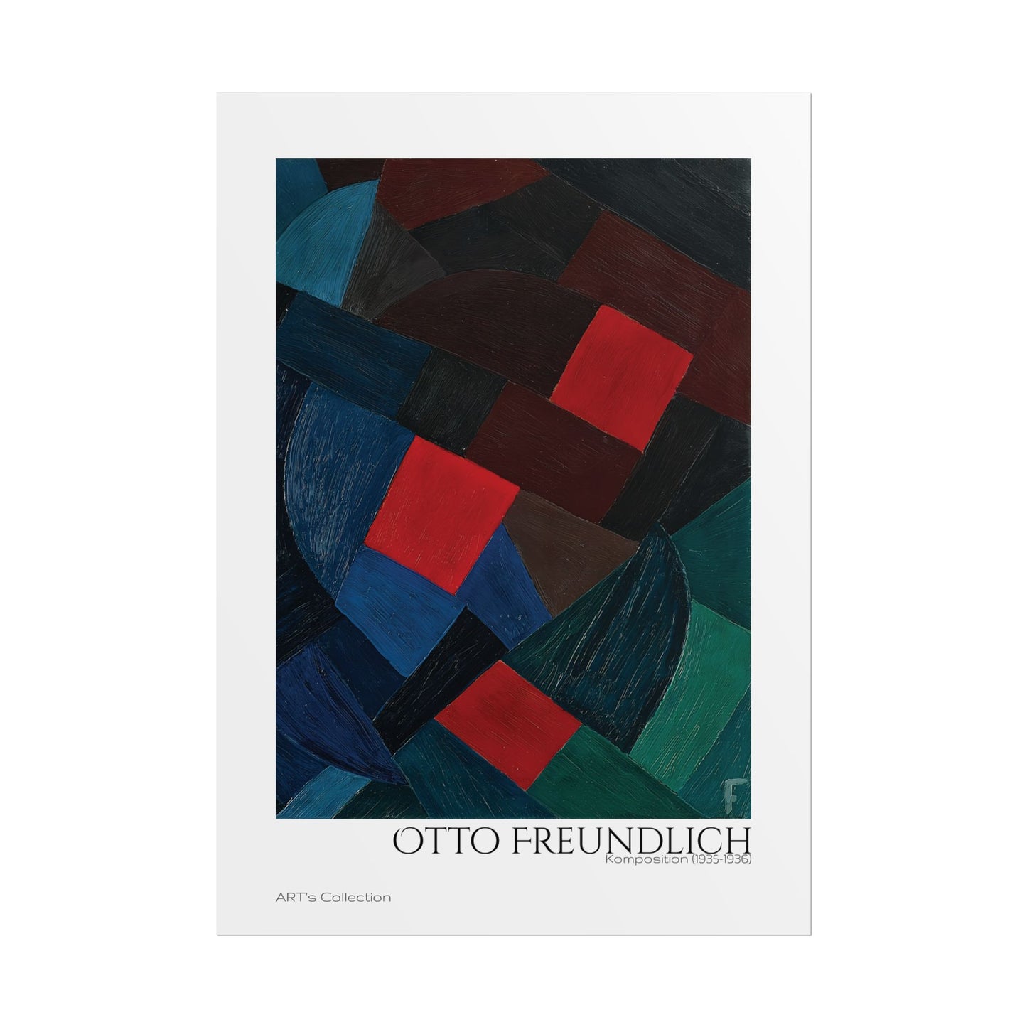 Komposition (1935-1936) by Otto Freundlich / Affiche imprimée - Série ART's Collection