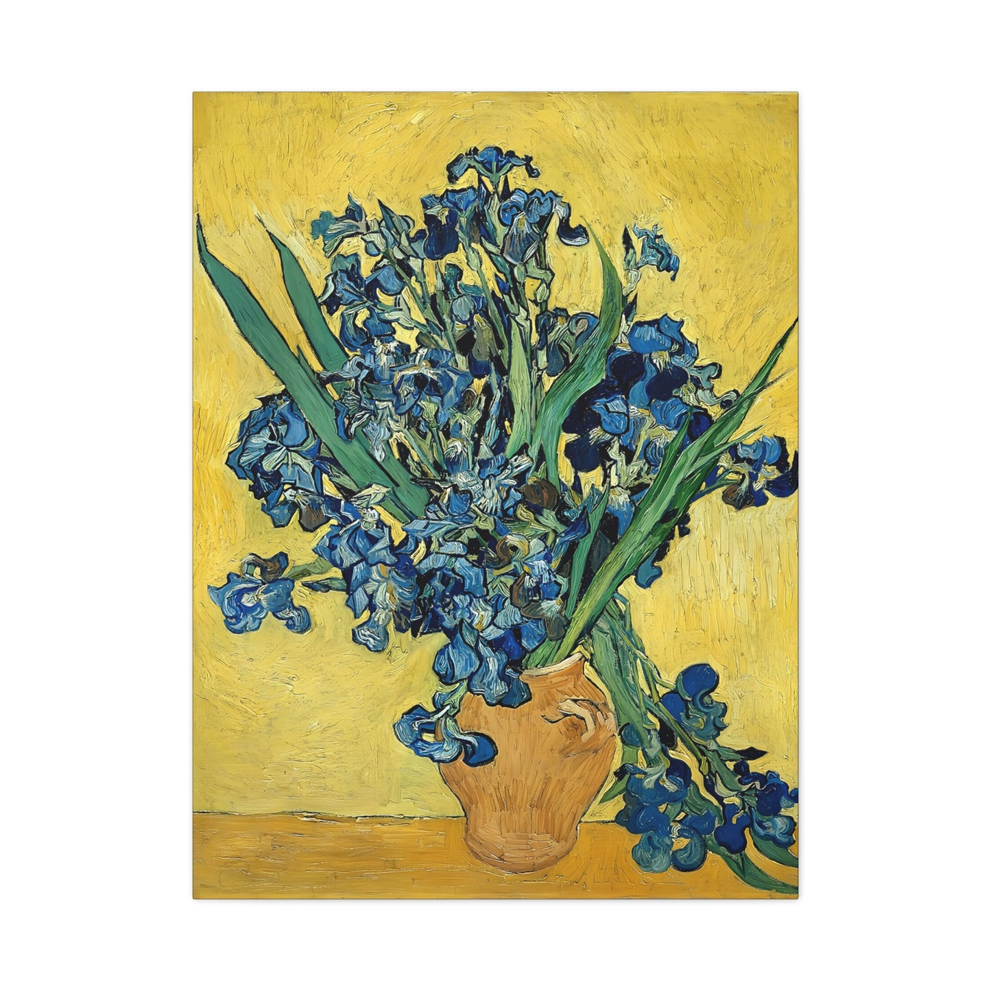 Irises (1890) by Vincent van Gogh  / Reproduction Fine Art sur Toile / Epaisseur 3,2cm - 1'25 po