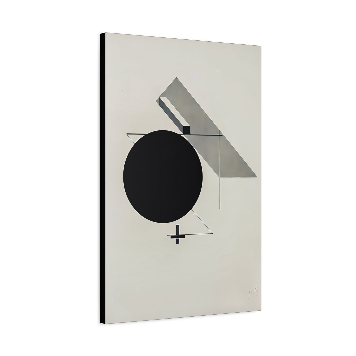 Kestnermappe Proun, Rob. Levnis and Chapman GmbH Hannover #5 (1923) by El Lissitzky / Reproduction Fine Art sur Toile / 3.2 cm - 1.25 inch