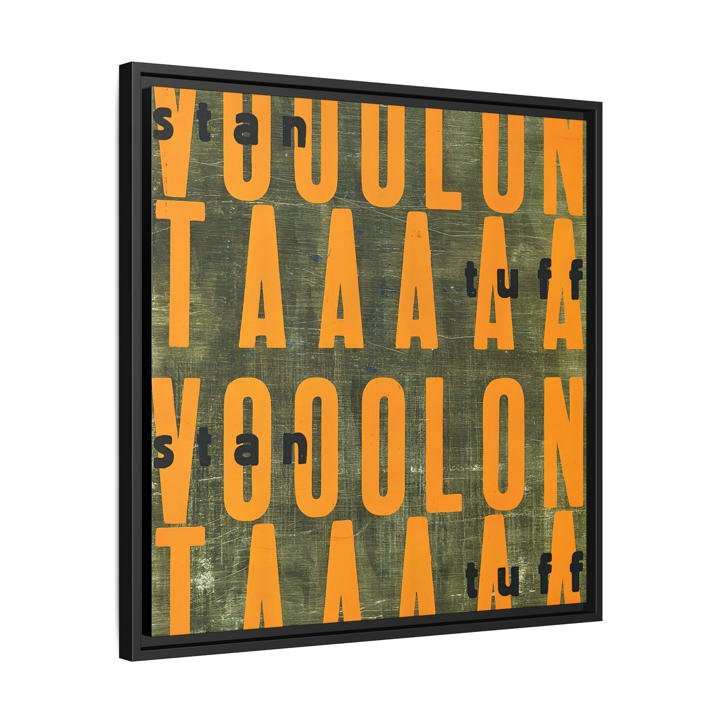 Parole in liberta - futuriste olfattive tattili-termiche Pl. 10 (1932) by Filippo Tommaso / Toile encadrée sur caisse américaine
