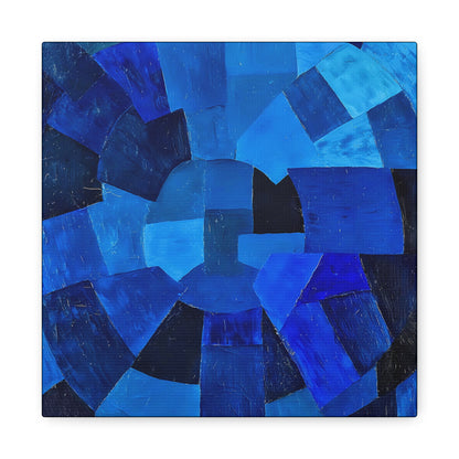 Komposition in Blau (1931) by Otto Freundlich  / Reproduction Fine Art sur Toile / Epaisseur 3,2cm - 1'25 po