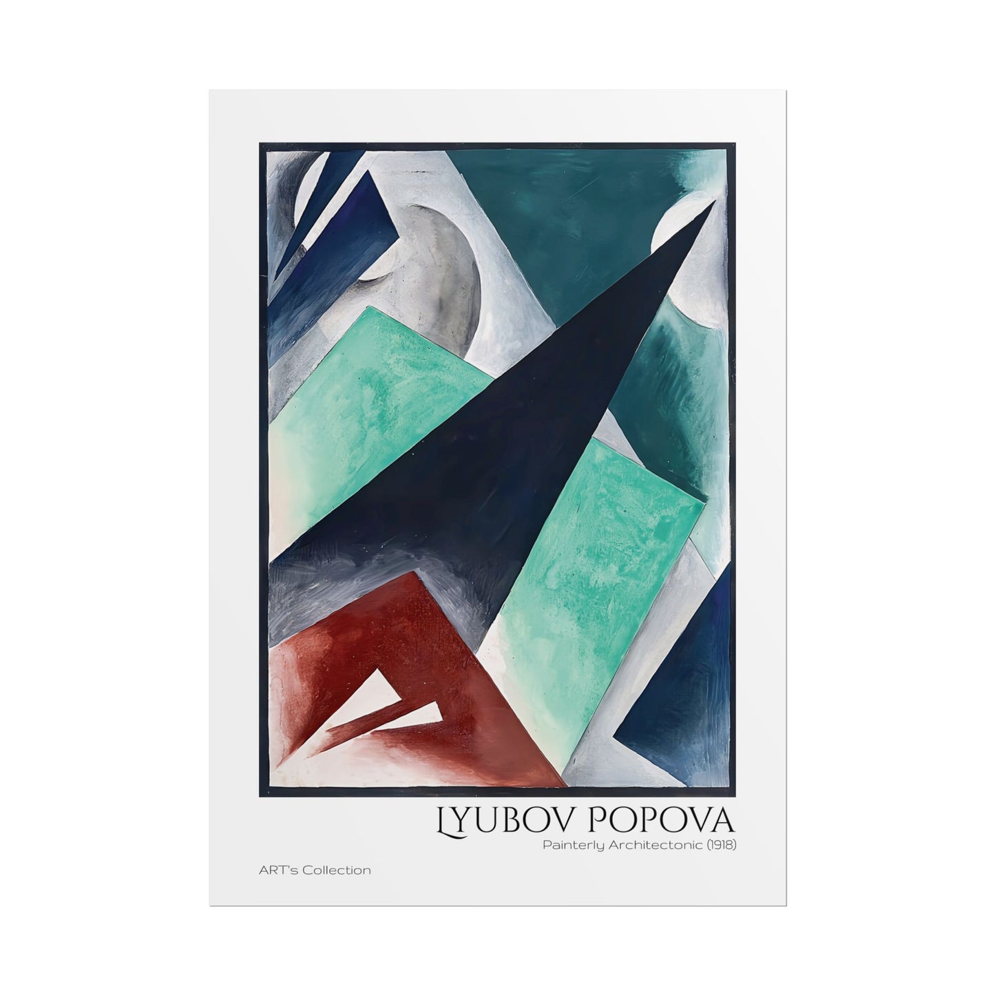 Painterly Architectonic (1918) by Lyubov Popova / Affiche imprimée - Série ART's Collection