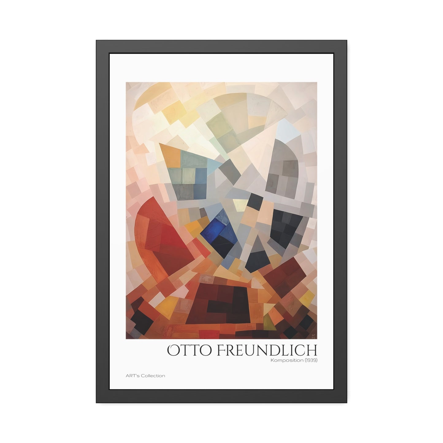 Komposition (1939) by Otto Freundlich  / Affiche Encadrée série ART's Collection