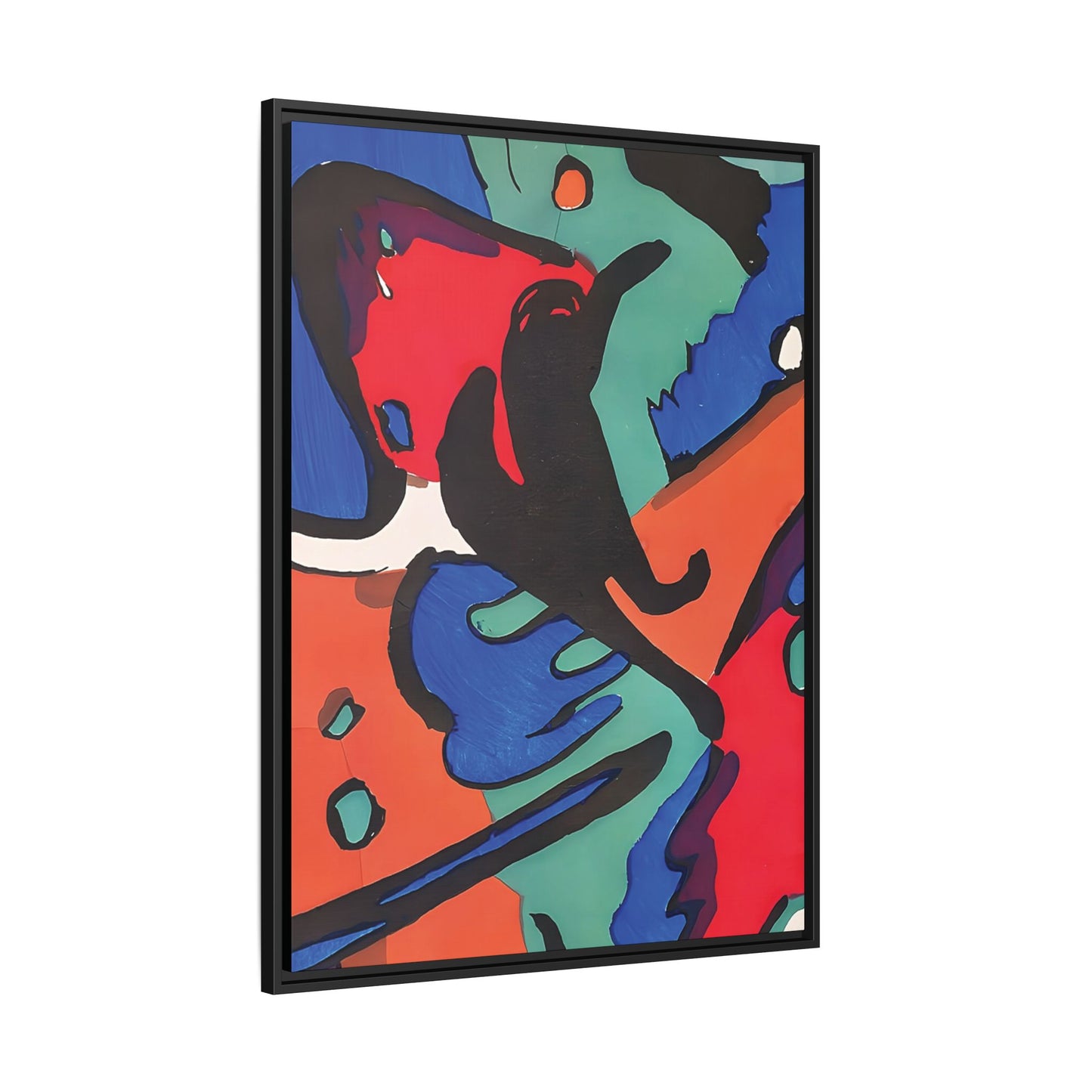 Wassily Kandinsky / Le Cavalier Bleu (1912) / Toile encadrée sur caisse américaine