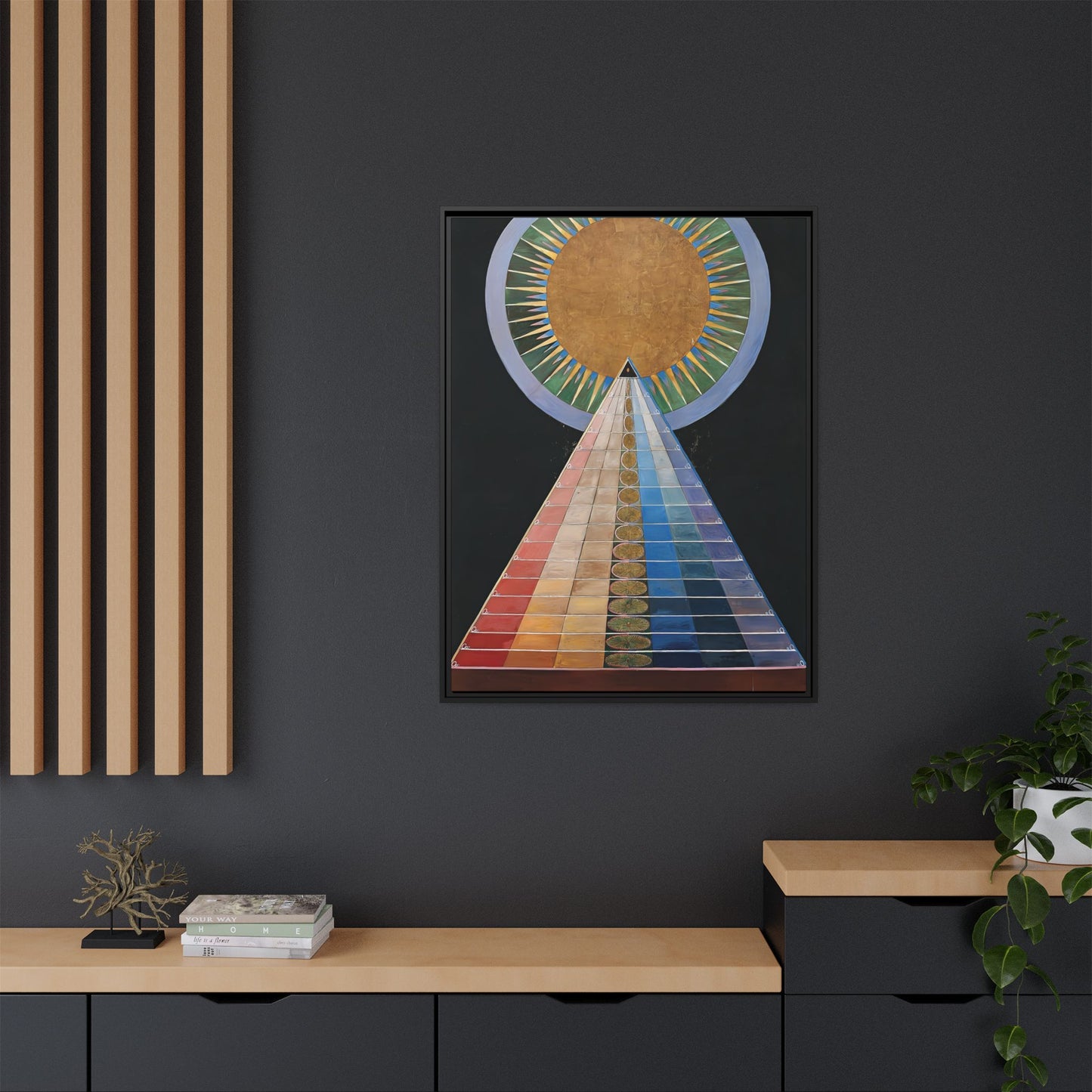 Altarpiece No. 1 Group X (1915) by Hilma af Klint   / Toile encadrée sur caisse américaine