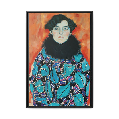 Johanna Staude (1917) by Gustav Klimt  / Toile encadrée sur caisse américaine