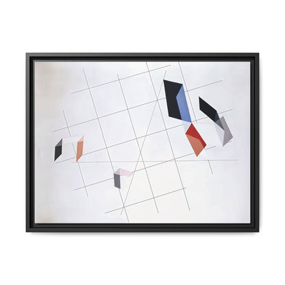 L IV (1936) by László Moholy-Nagy  / Toile encadrée sur caisse américaine