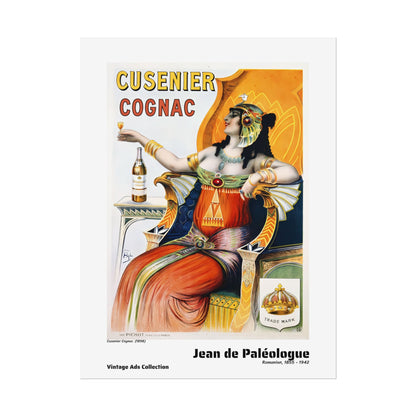 Cusenier Cognac (1898) by Jean de Paléologue / Affiche imprimée - Série Vintage Ads Collection