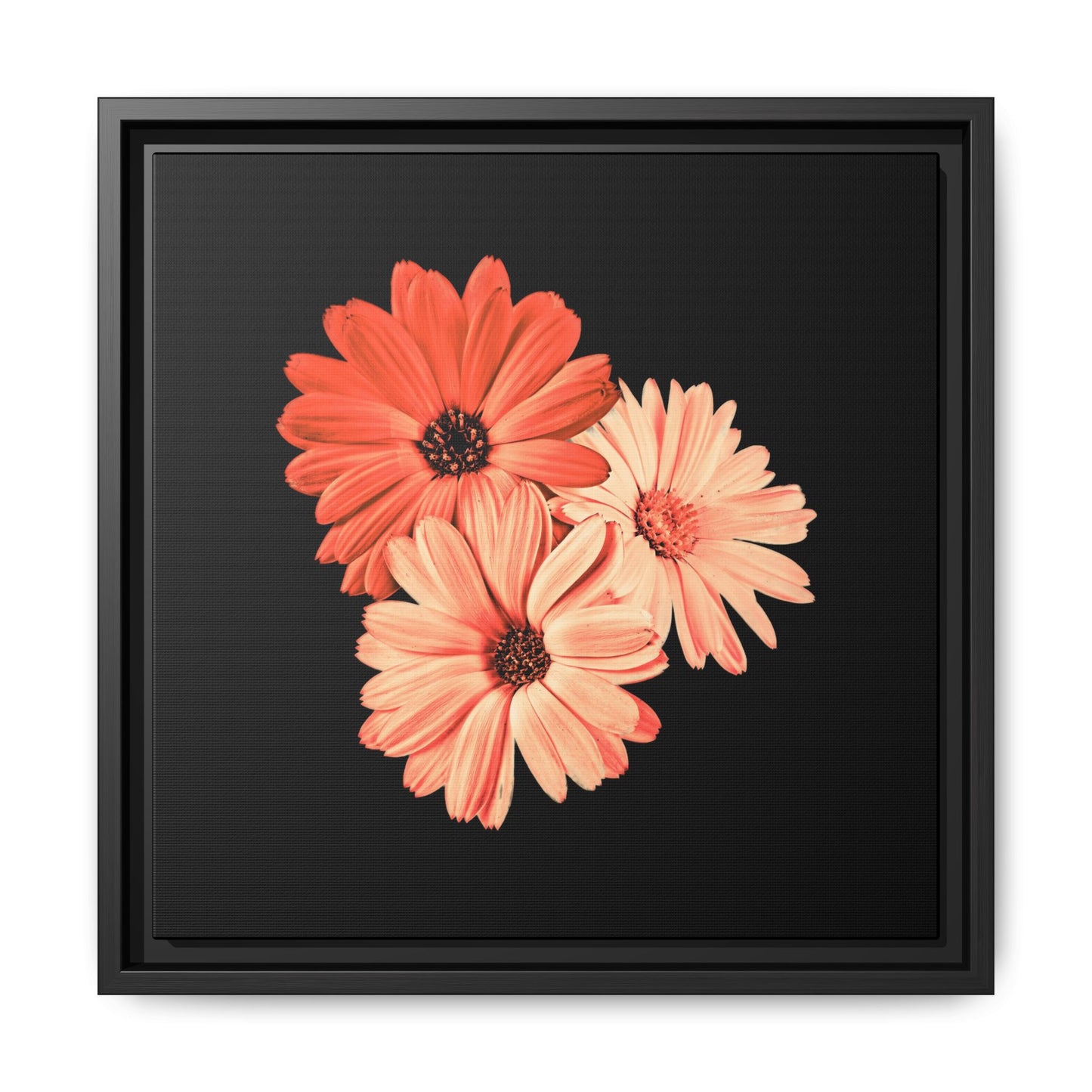 Collection Signature "FLORAL Numéro 6" sur Toile encadrée avec caisse américaine