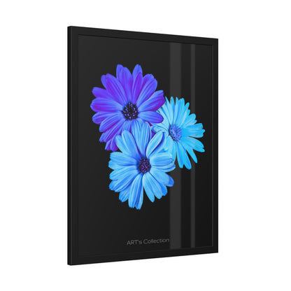Collection Signature "FLORAL Numéro 2" sur Affiche Encadrée série ART's Collection