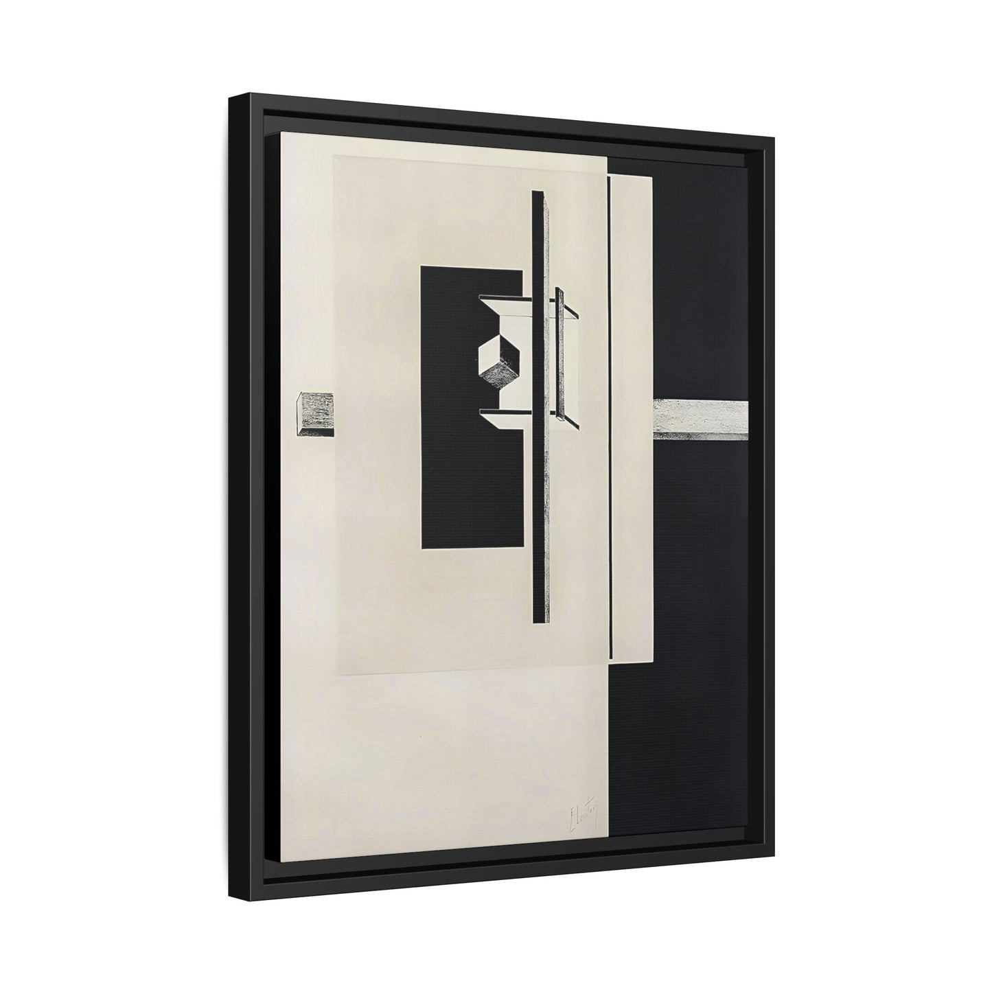 Kestnermappe Proun, Rob-1. Levnis and Chapman GmbH Hannover #7 (1923) by El Lissitzky / Toile encadrée sur caisse américaine