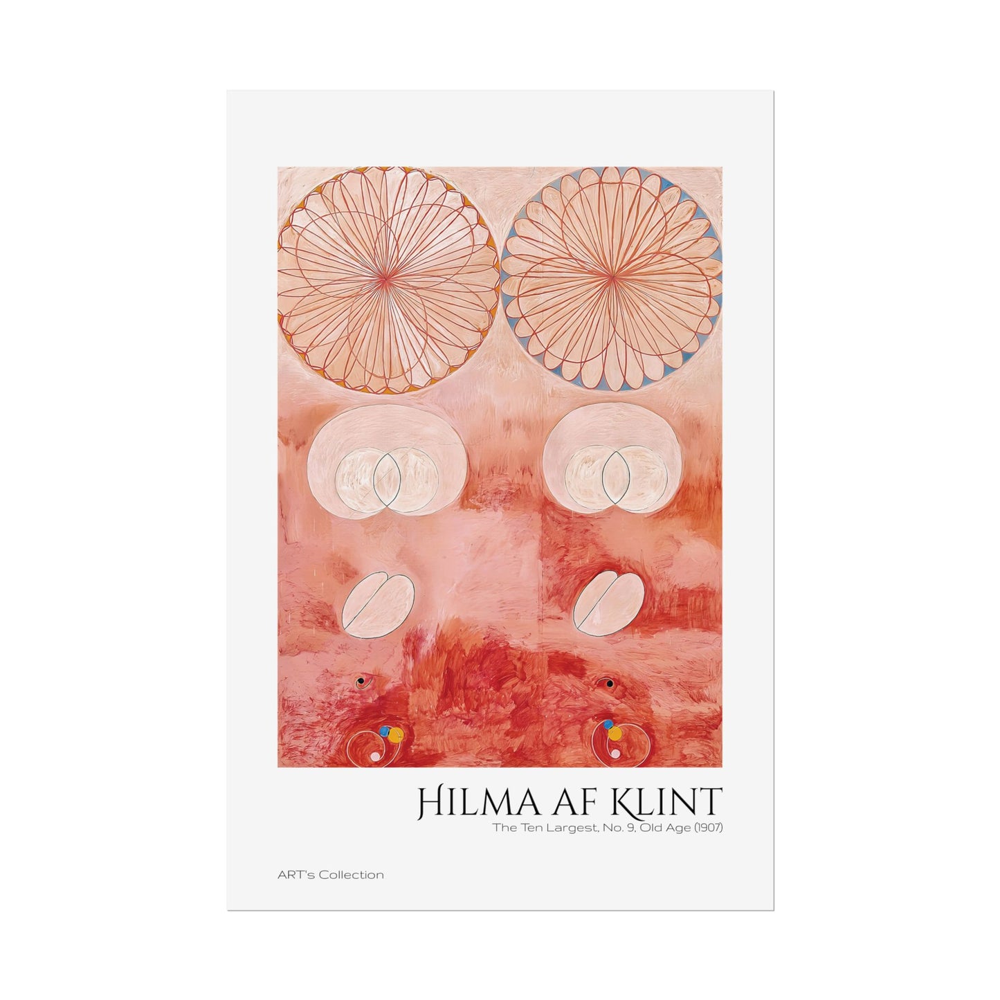 The Ten Largest, No. 9, Old Age (1907) by Hilma af Klint  / Affiche imprimée - Série ART's Collection