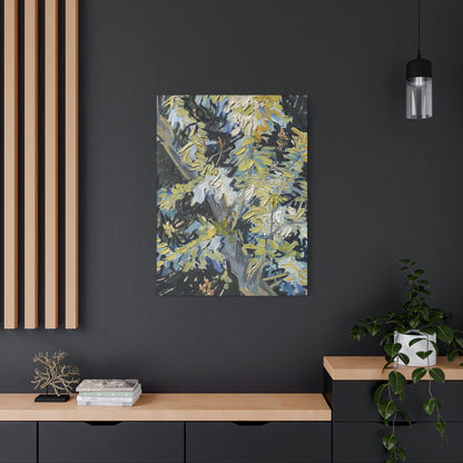 Acacia in Flowers by Vincent van Gogh  / Reproduction Fine Art sur Toile / Epaisseur 3,2cm - 1'25 po
