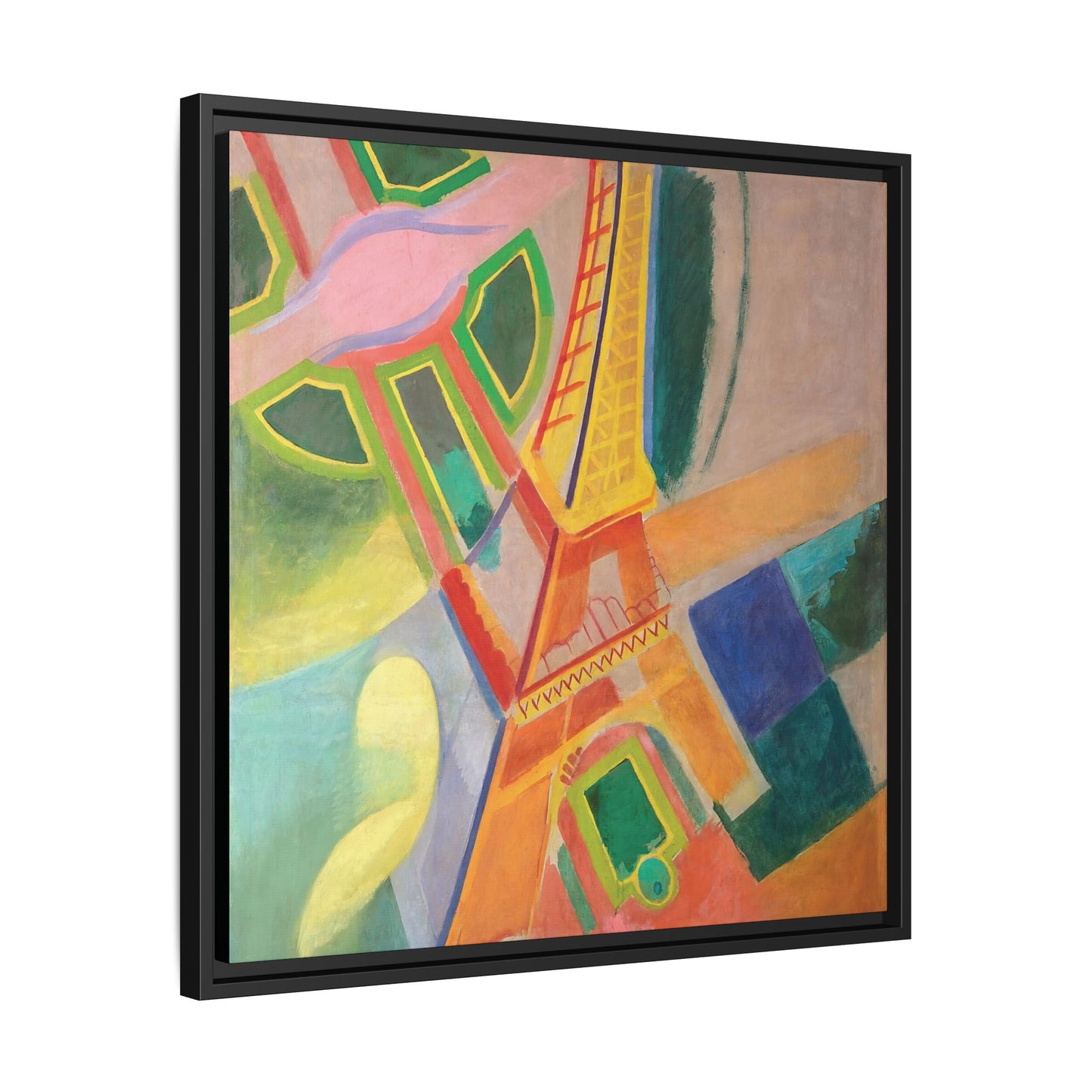 Eiffel Tower (1924) by Robert Delaunay  / Toile encadrée sur caisse américaine