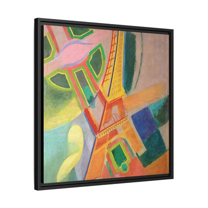 Eiffel Tower (1924) by Robert Delaunay  / Toile encadrée sur caisse américaine