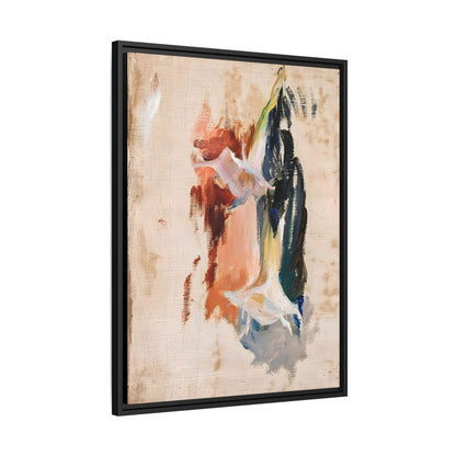 Study of a flower by Jan Ciaglinski  / Toile encadrée sur caisse américaine