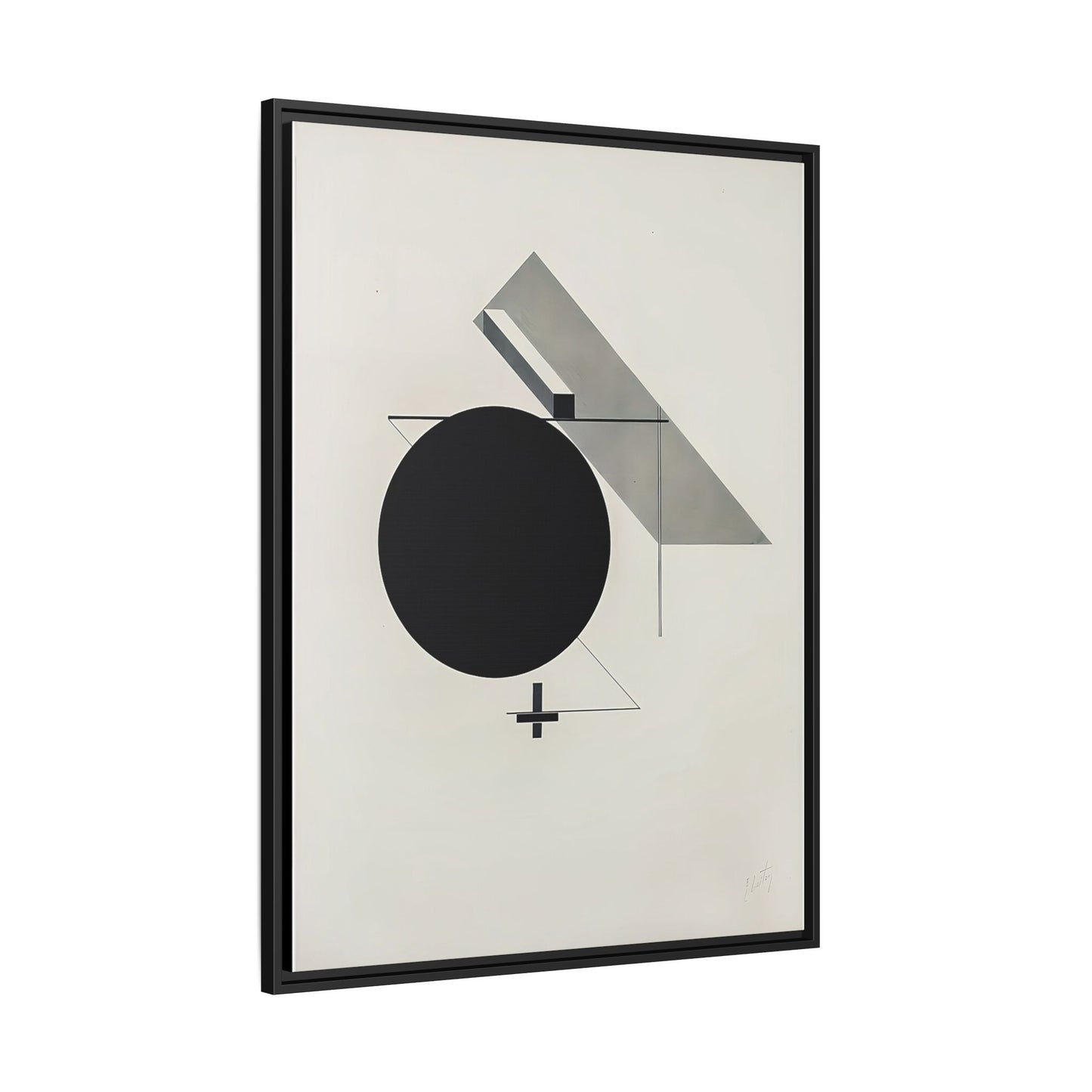 Kestnermappe Proun, Rob. Levnis and Chapman GmbH Hannover #5 (1923) by El Lissitzky / Toile encadrée sur caisse américaine