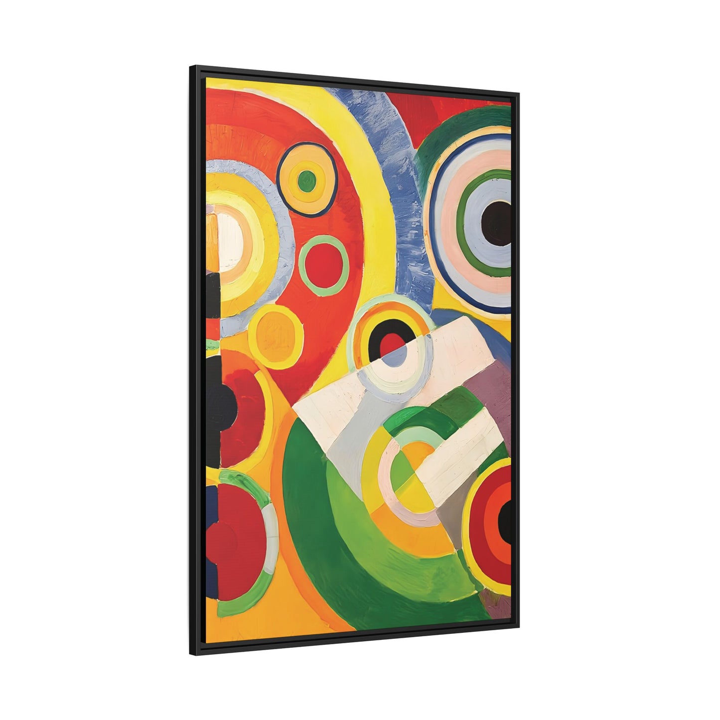 Rythme, Joie de vivre (1930) by Robert Delaunay  / Toile encadrée sur caisse américaine