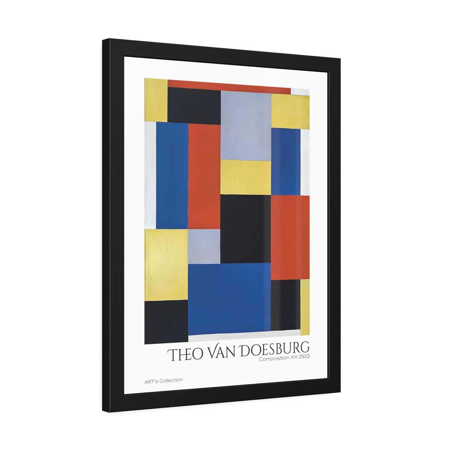 Composition XX (1920) by Theo Van Doesburg / Affiche Encadrée série ART's Collection