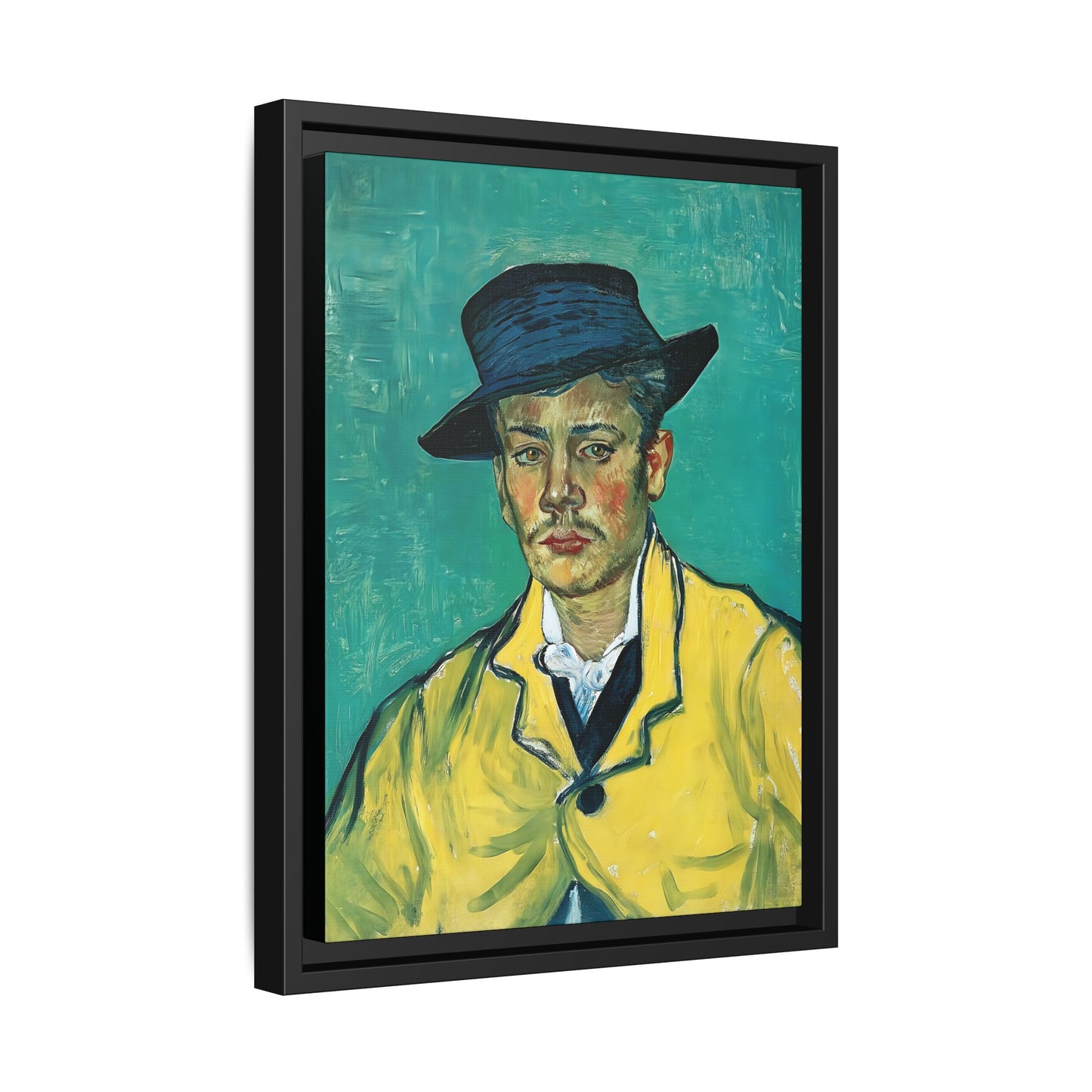 Portrait of Armand Roulin (1888) by Vincent van Gogh / Toile encadrée sur caisse américaine