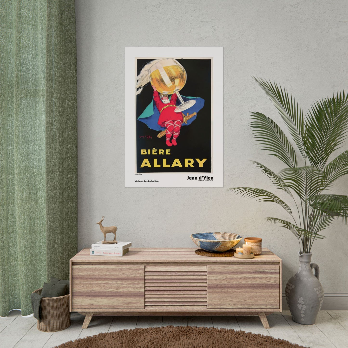 Biere Allary by Jean d'Ylen / Affiche imprimée - Série Vintage Ads Collection