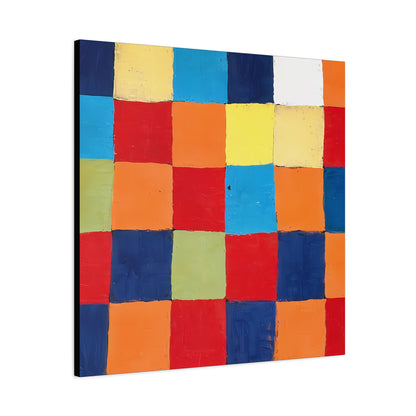 Color chart Qu 1 (1930) by Paul Klee / Reproduction Fine Art sur Toile / Large Epaisseur 3.2 cm - 1.25 inch
