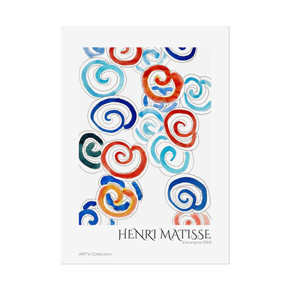 Escargots (1953) by Henri Matisse / Affiche imprimée - Série ART's Collection