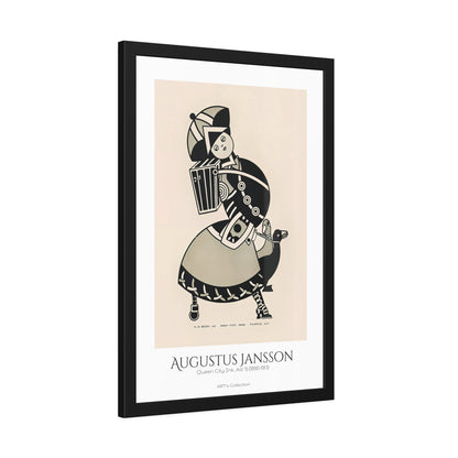 Queen City Ink, Ad. 15 (1890-1913) by Augustus Jansson  / Affiche Encadrée série ART's Collection