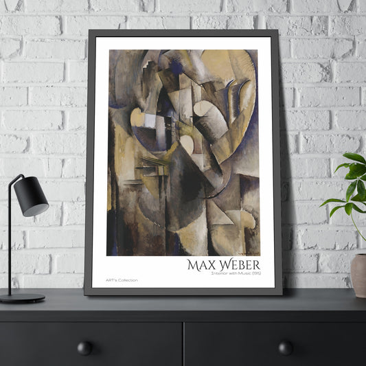 Interior with Music (1915) by Max Weber  / Affiche Encadrée série ART's Collection