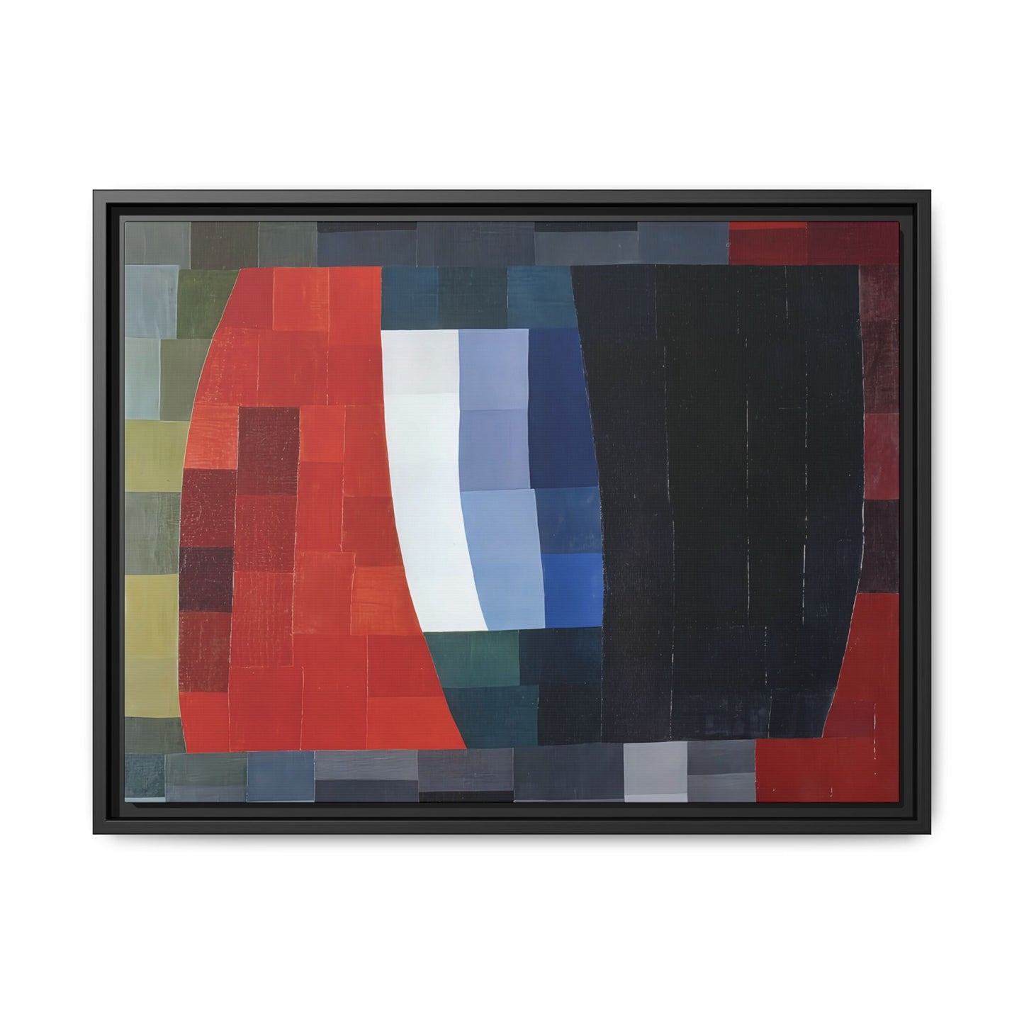 My Sky is Red (1933)  by Otto Freundlich / Toile encadrée sur caisse américaine