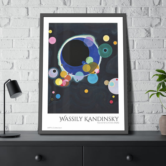 Several Circles (1926) by Wassily Kandinsky / Affiche Encadrée série ART's Collection