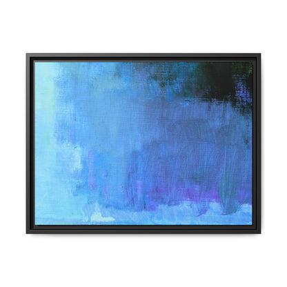 Tableau Contemporain Azuréen "Série Sign Collections" / Toile encadrée sur caisse américaine